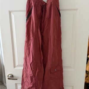 FP Movement by Free People Red Cargo Pants